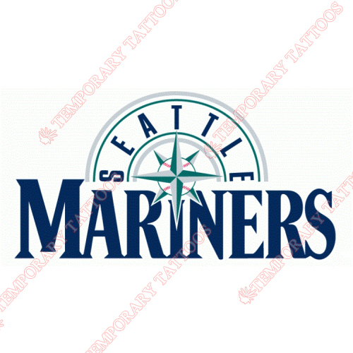 Seattle Mariners Customize Temporary Tattoos Stickers NO.1907
